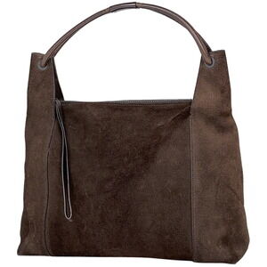 Gucci suede shoulder bag brown